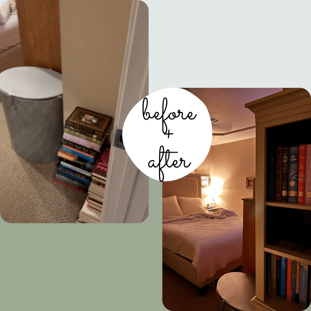 small bookshelf corner!